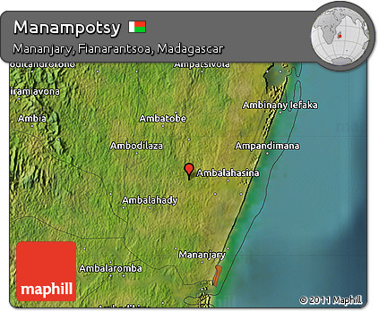 Satellite Map of Manampotsy