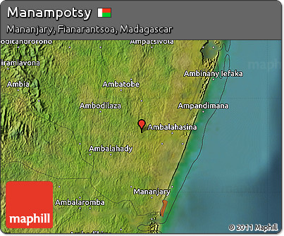 Satellite Map of Manampotsy