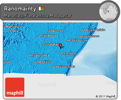 Political Panoramic Map of Ranomainty
