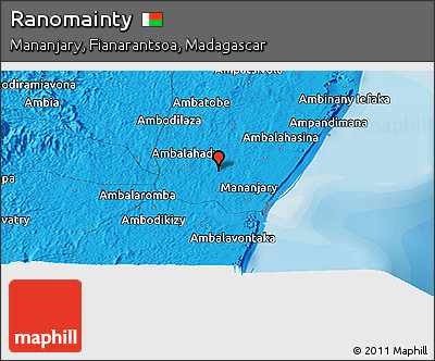 Political Panoramic Map of Ranomainty