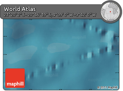 Satellite Map of the Area around 21° 3' 11" S, 4° 10' 30" W