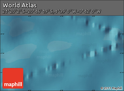 Satellite Map of the Area around 21° 3' 11" S, 4° 10' 30" W