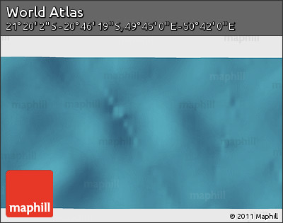 Satellite 3D Map of the Area around 21° 3' 11" S, 50° 13' 30" E