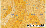 Political Map of the area around 21° 3' 11" S, 50° 55' 29" W
