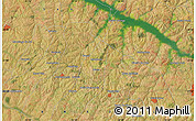 Satellite Map of the area around 21° 3' 11" S, 50° 55' 29" W