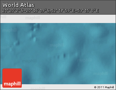 Satellite 3D Map of the Area around 21° 3' 11" S, 52° 46' 29" E