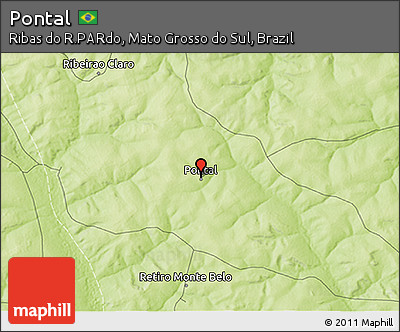 Physical 3D Map of Pontal