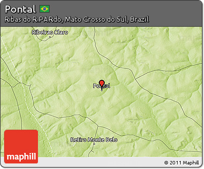 Physical 3D Map of Pontal