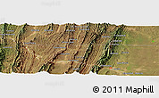 Satellite Panoramic Map of Villamontes