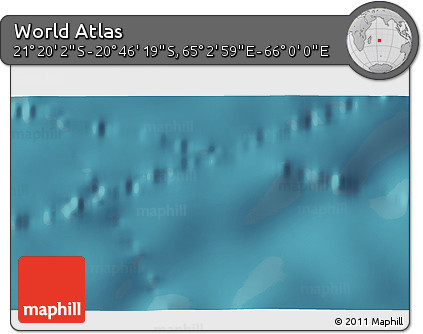 Satellite 3D Map of the Area around 21° 3' 11" S, 65° 31' 30" E