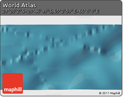 Satellite 3D Map of the Area around 21° 3' 11" S, 65° 31' 30" E