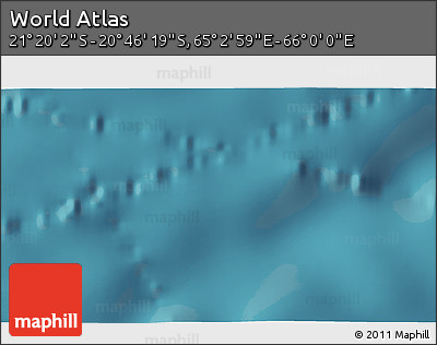 Satellite 3D Map of the Area around 21° 3' 11" S, 65° 31' 30" E