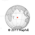 Outline Map of the Area around 21° 3' 11" S, 67° 13' 29" E, rectangular outline