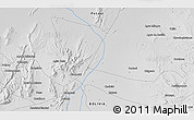 Physical 3D Map of the area around 21° 3' 11" S, 67° 4' 29" W