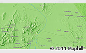 Political 3D Map of the area around 21° 3' 11" S, 67° 4' 29" W