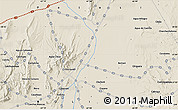Shaded Relief Map of the area around 21° 3' 11" S, 67° 4' 29" W