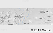 Physical Panoramic Map of the area around 21° 3' 11" S, 67° 4' 29" W