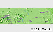 Political Panoramic Map of the area around 21° 3' 11" S, 67° 4' 29" W