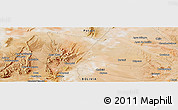 Satellite Panoramic Map of the area around 21° 3' 11" S, 67° 4' 29" W