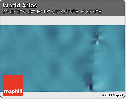 Satellite 3D Map of the Area around 21° 3' 11" S, 6° 1' 30" E