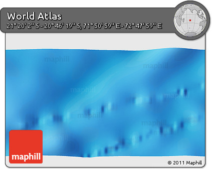 Physical 3D Map of the Area around 21° 3' 11" S, 72° 19' 29" E