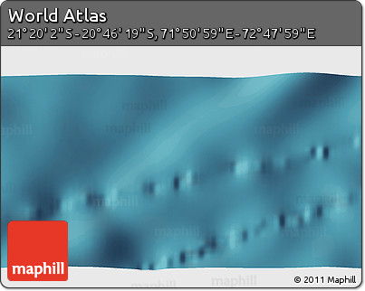 Satellite 3D Map of the Area around 21° 3' 11" S, 72° 19' 29" E