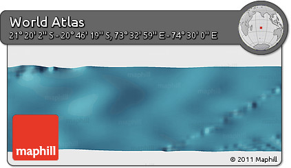 Satellite Panoramic Map of the Area around 21° 3' 11" S, 74° 1' 30" E