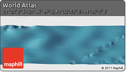 Satellite Panoramic Map of the Area around 21° 3' 11" S, 74° 1' 30" E