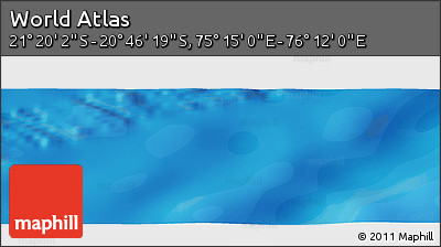 Political Panoramic Map of the Area around 21° 3' 11" S, 75° 43' 29" E