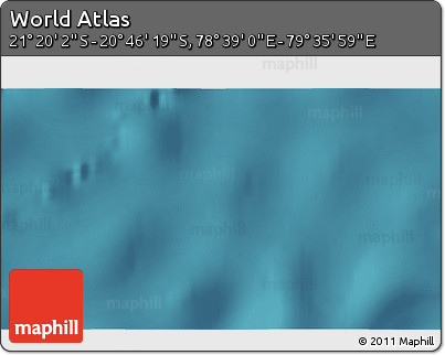 Satellite 3D Map of the Area around 21° 3' 11" S, 79° 7' 30" E