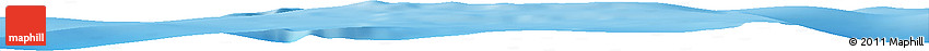 Shaded Relief Horizon Map of the Area around 21° 3' 11" S, 81° 31' 30" W