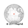 Outline Map of the Area around 21° 3' 11" S, 82° 31' 30" E, rectangular outline