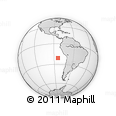 Outline Map of the Area around 21° 3' 11" S, 84° 4' 29" W, rectangular outline