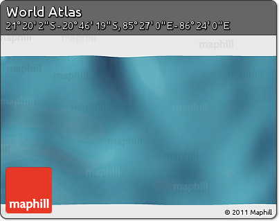 Satellite 3D Map of the Area around 21° 3' 11" S, 85° 55' 30" E