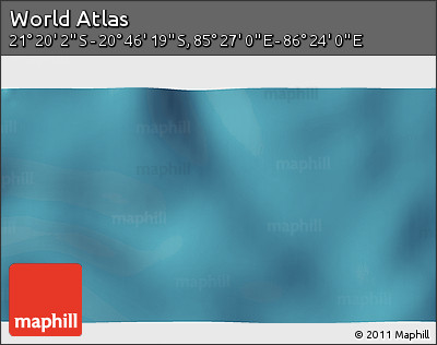 Satellite 3D Map of the Area around 21° 3' 11" S, 85° 55' 30" E