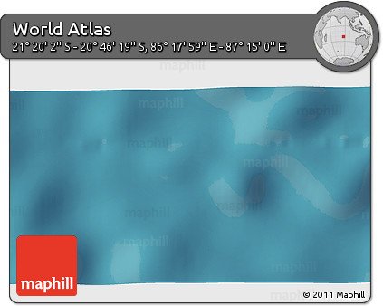 Satellite 3D Map of the Area around 21° 3' 11" S, 86° 46' 30" E