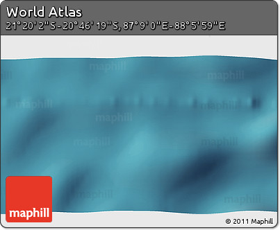 Satellite 3D Map of the Area around 21° 3' 11" S, 87° 37' 30" E