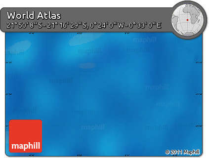 Physical Map of the Area around 21° 33' 19" S, 0° 4' 30" E
