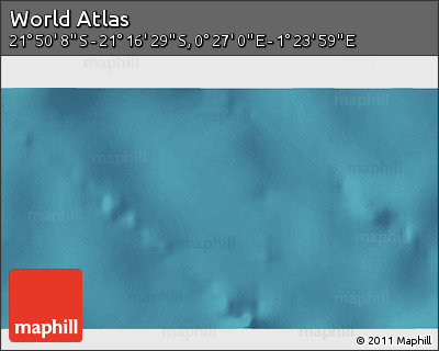 Satellite 3D Map of the Area around 21° 33' 19" S, 0° 55' 29" E