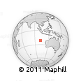 Outline Map of the Area around 21° 33' 19" S, 102° 4' 29" E, rectangular outline