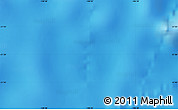 Shaded Relief Map of the area around 21° 33' 19" S, 108° 43' 29" W