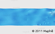 Shaded Relief Panoramic Map of the area around 21° 33' 19" S, 108° 43' 29" W