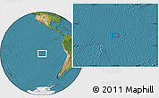 Satellite Location Map of the area around 21° 33' 19" S, 109° 34' 29" W