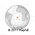 Outline Map of the Area around 21° 33' 19" S, 10° 58' 29" W, rectangular outline