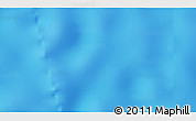 Shaded Relief 3D Map of the area around 21° 33' 19" S, 110° 25' 30" W