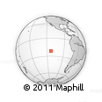 Outline Map of the Area around 21° 33' 19" S, 112° 58' 29" W, rectangular outline
