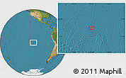 Satellite Location Map of the area around 21° 33' 19" S, 113° 49' 29" W