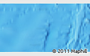 Physical 3D Map of the area around 21° 33' 19" S, 114° 40' 30" W