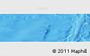 Shaded Relief Panoramic Map of the area around 21° 33' 19" S, 114° 40' 30" W
