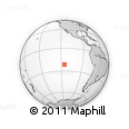 Outline Map of the Area around 21° 33' 19" S, 115° 31' 30" W, rectangular outline